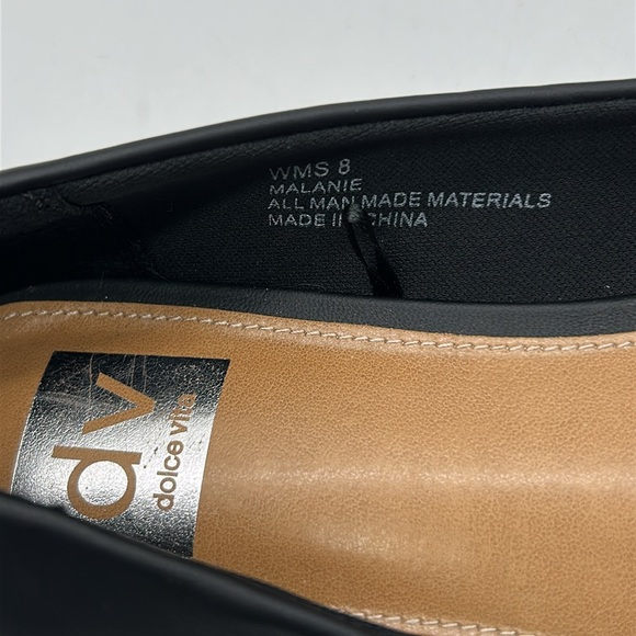 DV by Dolce Vita Classic Black Cap-Toe Ballet Flats | Size 8 New With Box - Picture 9 of 11